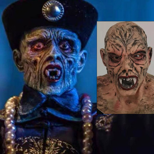 啊刘精品店淘宝般若面具cos日本面罩挂件红恶魔鬼脸獠牙吓人僵尸