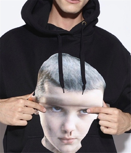 ih nom uh nit 蒙面人卫衣怪奇物语时尚百搭潮流帽衫情侣外套男女