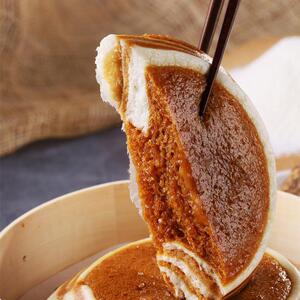 乐肴居双色发糕馒头儿童早餐半成品点心传统糕点速冻面点手撕馒头