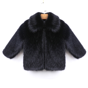 儿童貂皮大衣女童水貂毛