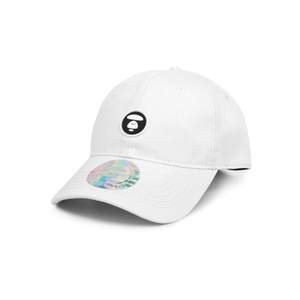 aape猿人头徽章情侣帽子简约休闲男女棒球帽学生遮阳鸭舌帽潮4865