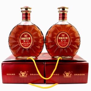 烟台特制白兰地xo洋酒500ml礼盒装38度烈酒基酒