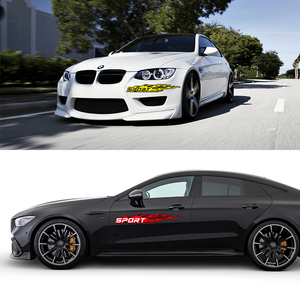 汽车疤痕刮痕贴车身拉花遮盖车门创意个性汽车火焰贴纸划痕遮挡贴