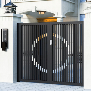 铝合金庭院大门日式别墅门现代简约花园栅栏门乡村入户院子双开门