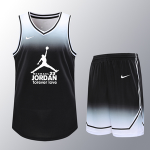 耐克篮球服套装男nike训练队服透气速干运动背心球衣团购定制印号
