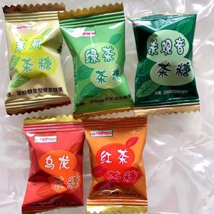 800人付款淘宝天福茗茶 综合茶糖200g 两口味混合糖