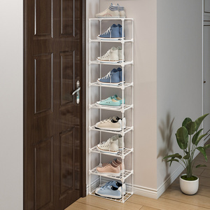 00437人付款天猫鞋架子小窄门口家用简易卧室超薄室内好看斜放式新款