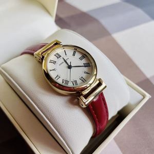 anne klein小红表女士欧美手表复古皮革表石英ak-2246crrd时装表