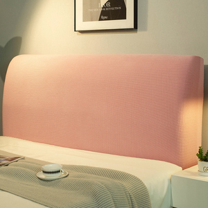 97钡茂旗舰店天猫1米5一米八床头罩格子床头搭布盖布防尘欧式半包床