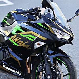 适用川崎ninja400小版改装贴纸车身贴花忍者400车贴拉花版花版画