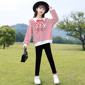 女童秋装套装洋气中童春秋休闲装时尚7六8到10十一岁女孩秋季衣服