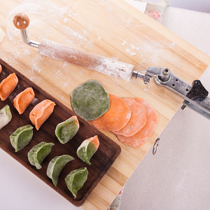 高档实木手工擀饺子皮器擀面杖包饺子器压面棍包子皮面棒轴皮神器