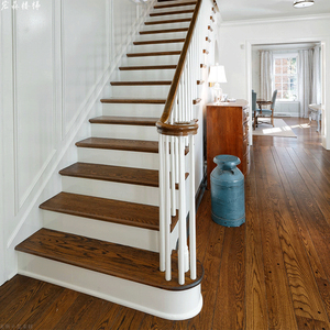 整体楼梯厂直销定制室内别墅跃层阁楼扶手踏步板立柱萧紫商贸135