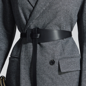 wawv腰封女配西装风衣真皮装饰腰饰连衣裙大衣收腰时尚潮百搭腰带