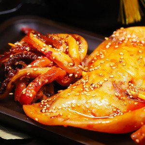 铁板鱿鱼手撕整条香辣烧烤大连特产海味即食零食办