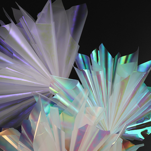 镭射膜彩色珠光纸闪光少女包装纸棒棒糖鲜花花束材料礼品花艺资材