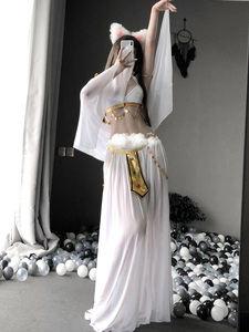 异域风情服装女性感女神裙子舞蹈埃及艳后敦煌风西域舞姬汉服衣服