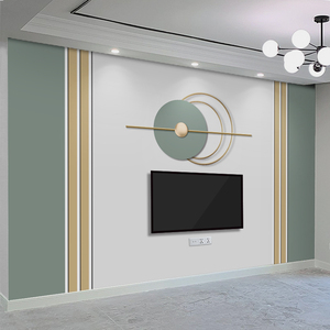 轻奢风客厅电视背景墙墙布简约卧室3d无纺布墙纸无缝自粘壁画壁纸