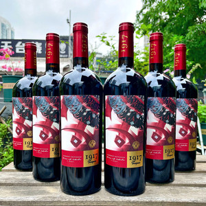 巴诗歌1917红酒智利红标赤霞珠原瓶进口750ml整箱半甜型红葡萄酒