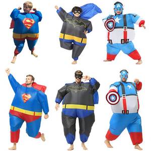 蝙蝠侠芭蕾蜜蜂充气衣服饰超人美国队长万圣节日表演出服装复仇者