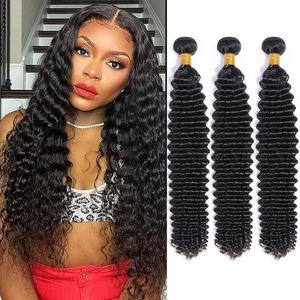 12A Deep Wave Bundles Peruvian Human Hair Extensions 30 Inch