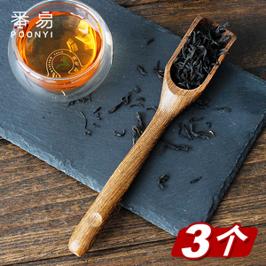 实木茶勺取茶铲茶匙竹制分茶叶勺子日式单个长柄取茶器小茶具套装