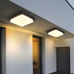 凝光太阳能户外灯阳台吸顶灯人体感应防水庭院室内照明灯室外壁灯