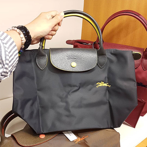 法国 long1621champ小号短柄饺子包70周年绣马纪念款龙骧手提女包