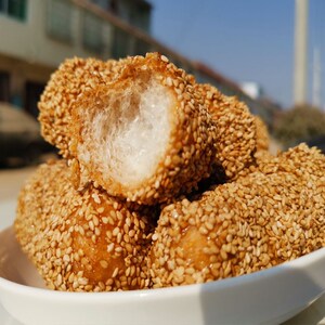 阿狸安徽阜阳特产大金果大京果芙蓉果老式果子雪枣传统手工糕点芋