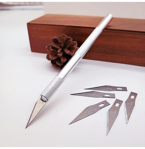 鹰鲨木头塑料刻刀手工剪纸刻纸刀橡皮雕刻刀模型笔刀学生纸雕套.