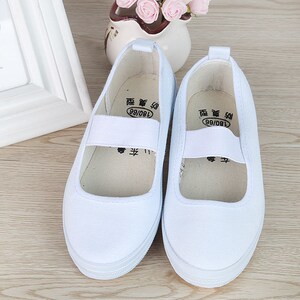 小白护士鞋儿童