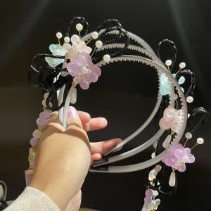 汉服儿童发饰发卡头饰夹子古风古代公主女童中国风古装发箍饰品