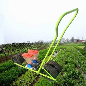 播种韭菜小粒单人款点播机.蔬菜播种机精播西兰花辣y椒籽油葵手