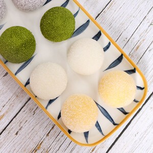 大福雪媚娘糯米团日式抹茶甜品洋风椰蓉日本点心团子糯米滋白胖子