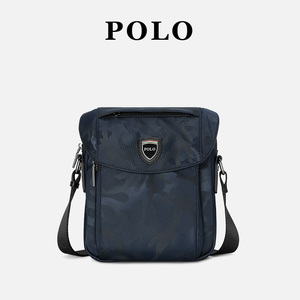 polo男士单肩包男时尚休闲牛津纺斜挎包高级感商务挎包通勤小背包