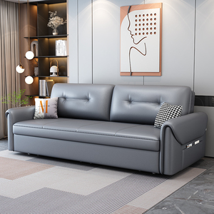 2024新款科技布沙发床折叠伸缩两用储物多功能小户型客厅直排当床