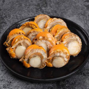 扇贝肉原汁海湾裙边贝肉新鲜现剥青岛蒜蓉超大鲜活冷冻海鲜水产品