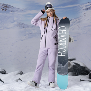 锐岩23新款滑雪服套装男女防风防水保暖情侣外套单双板滑雪衣裤