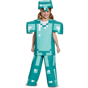 万圣节儿童服装minecraft游戏扮演服装我的世界cosplay表演服装