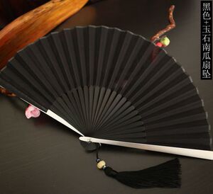 扇子防身武器折扇钛合金扇子金属骨架扇子钢骨铝合金随身铁扇古风