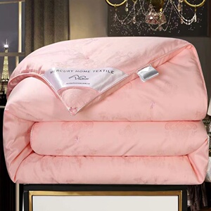 水星家纺蚕丝被夏季桑蚕丝被芯空调被夏凉被四季款加厚双人子母被