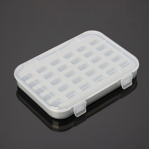 三十格梭芯收纳盒 塑料梭芯盒加厚带海绵 固定盒针 线盒 缝纫工具