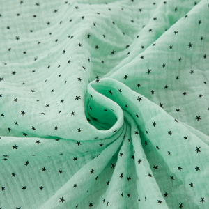 宝宝衣服纱布面料夏季