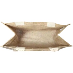 22/新品无f印muji良品黄麻包亚麻复古购保购物袋麻布防手提环物袋