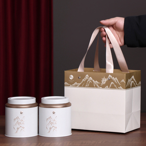 白茶茶叶罐铁罐空罐白毫银针密封罐绿茶红茶茶叶盒铁盒精品罐定制