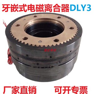 DLY3-5A10A25A41A63A100A200A牙嵌式电磁离合器多片大扭矩机械24V