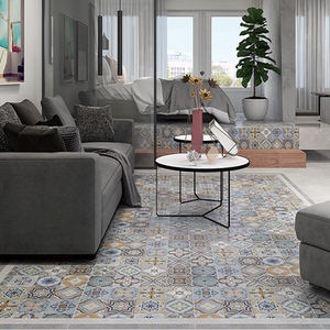 欧式客厅卧室瓷砖600x600花砖艺术背景墙阳台卫生间浴室防滑地砖