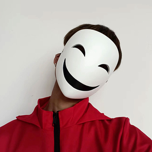 蛭子面具儿童漆黑的子弹影胤万圣节派对道具化妆舞会演出用品