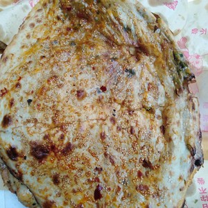 湖北荆州沙市公安特产锅盔饼 锅块饼 锅块猪肉馅全芝麻