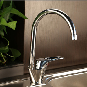 厂家直供埃美柯菜盆龙头全铜陶瓷芯冷热厨房洗碗池水龙头360旋转